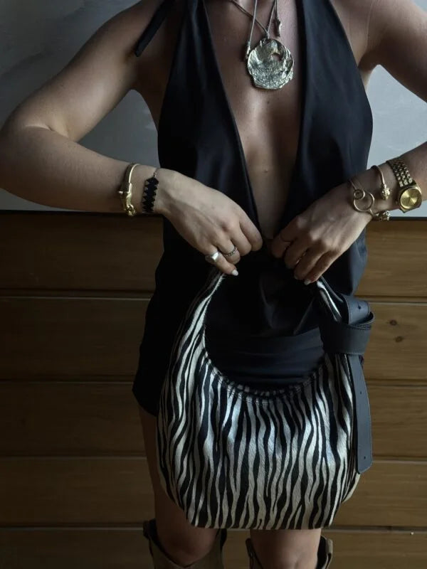 Cartera Efecto Zebra