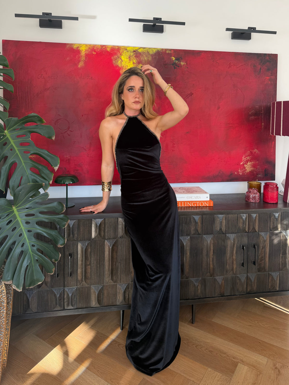 Vestido Velvet Black