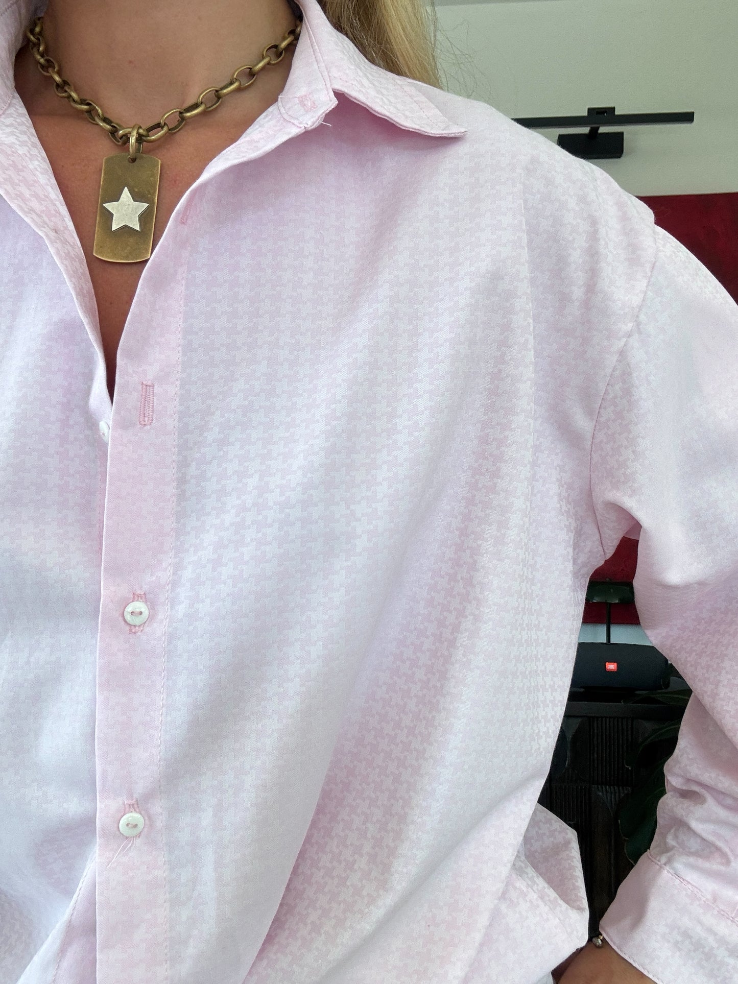 Camisa Popelina Rosada