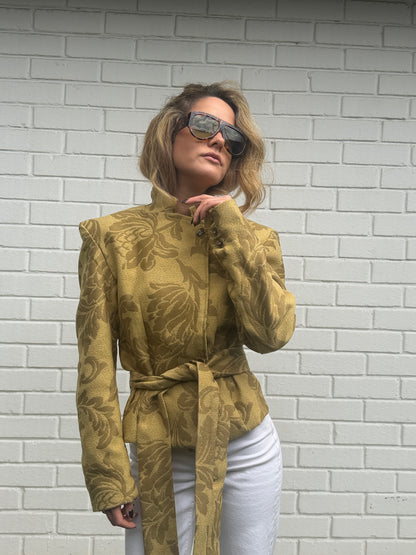 Chaqueta amarras pistacho