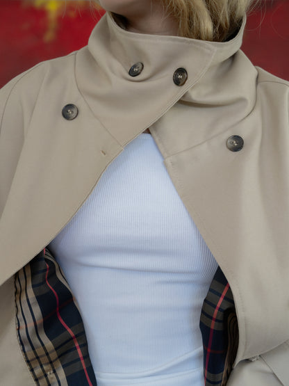 Gabardina cuadrille