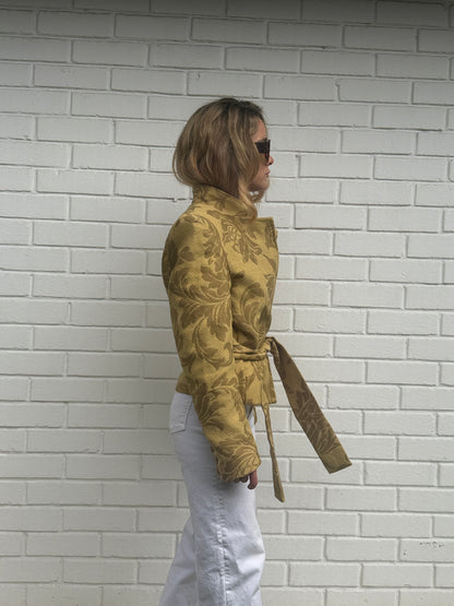 Chaqueta amarras pistacho