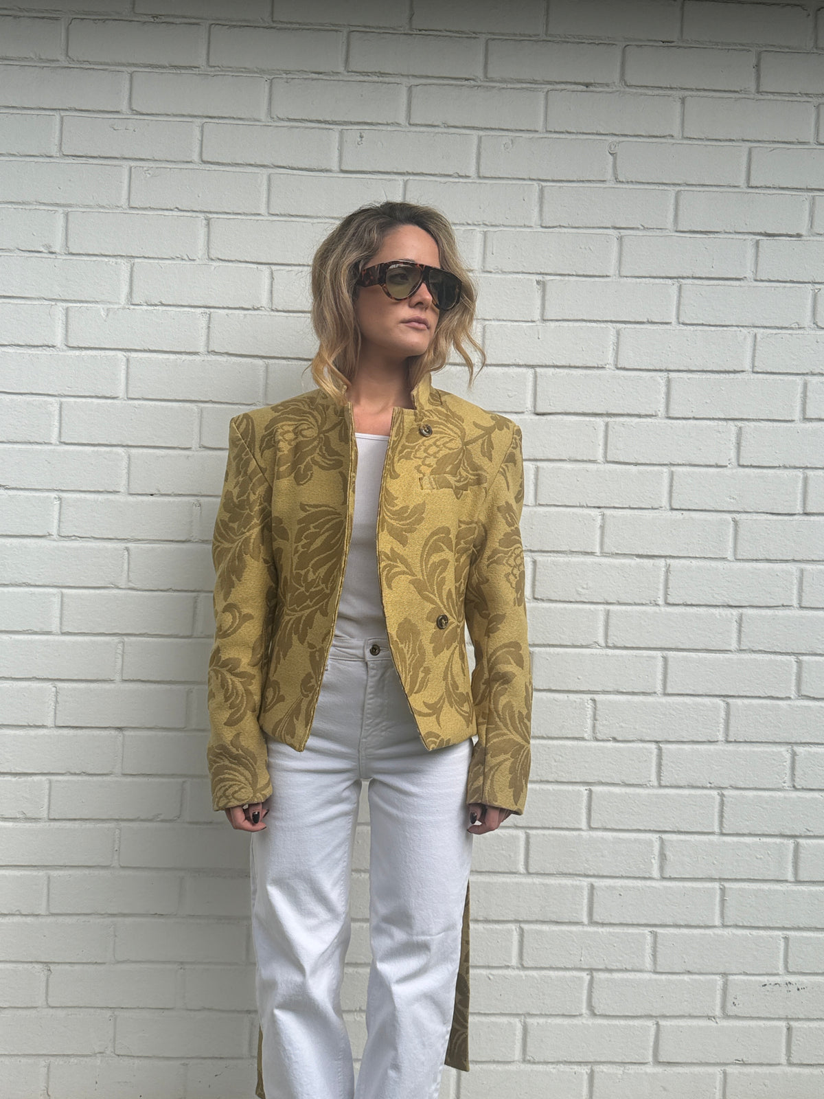 Chaqueta amarras pistacho