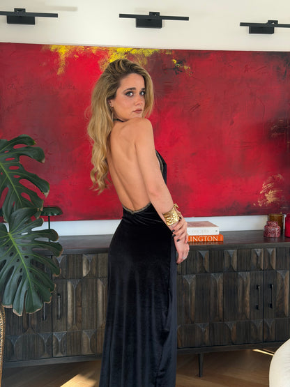 Vestido Velvet Black