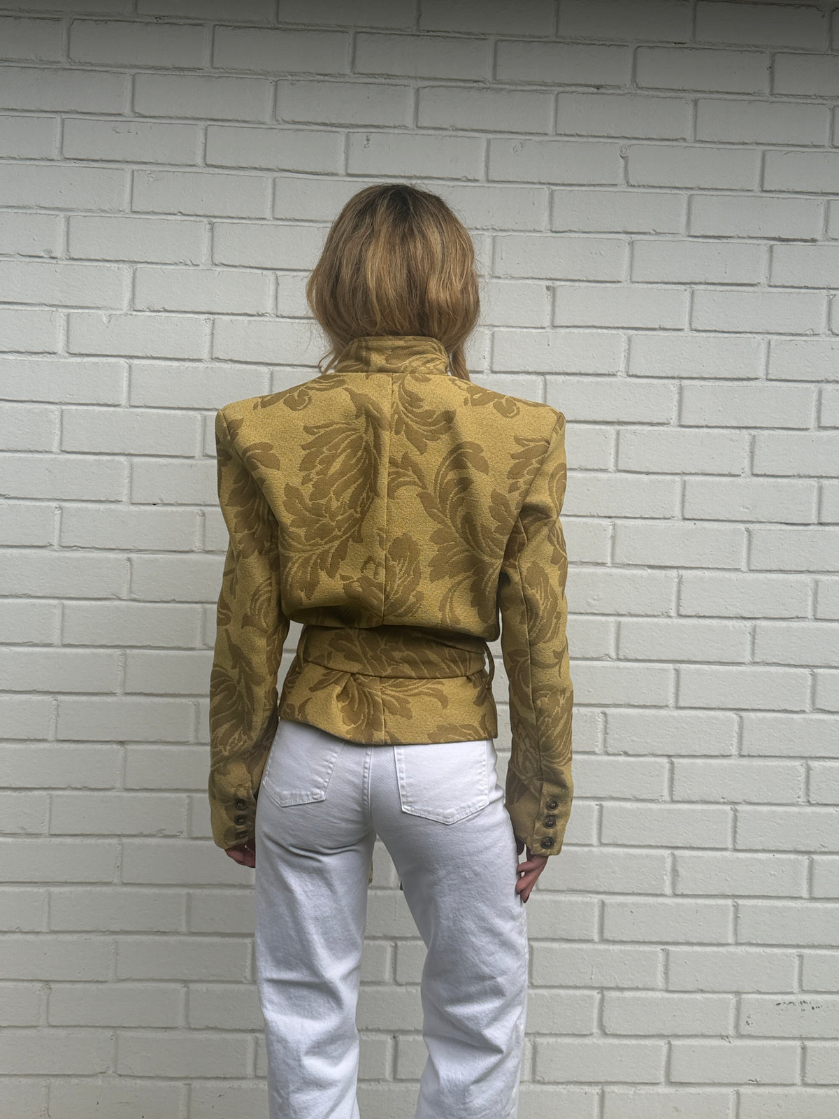 Chaqueta amarras pistacho