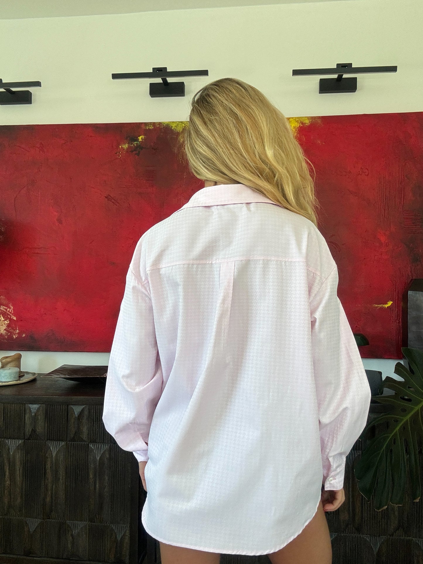 Camisa Popelina Rosada