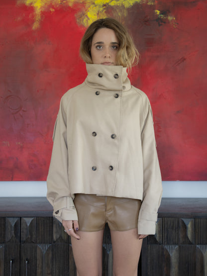 Gabardina cuadrille