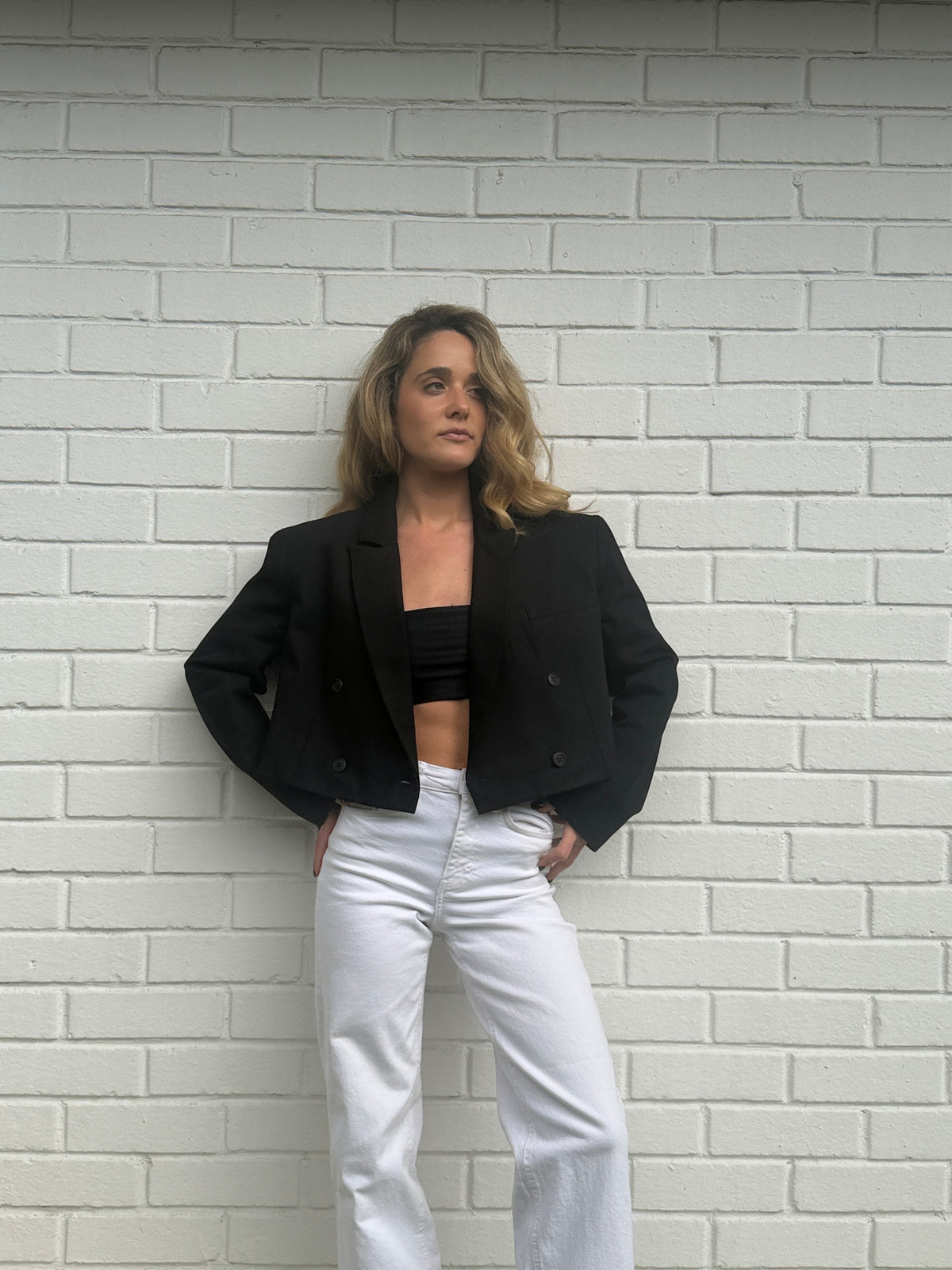 Blazer basico negro