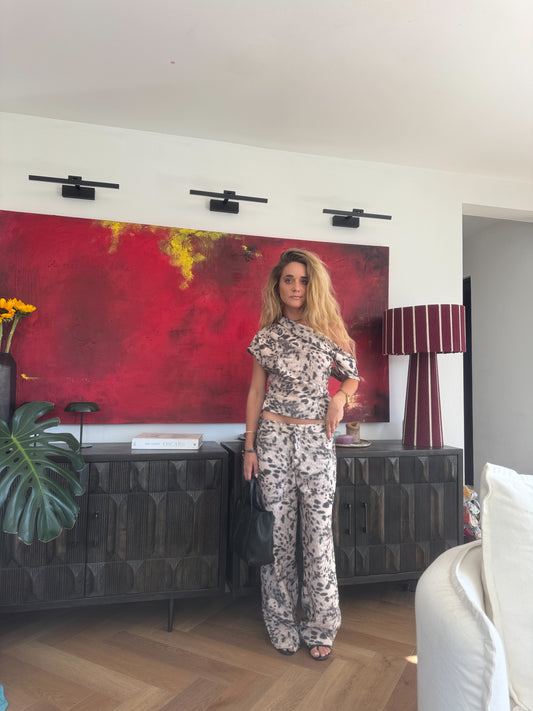 Pantalón Print Leopardo