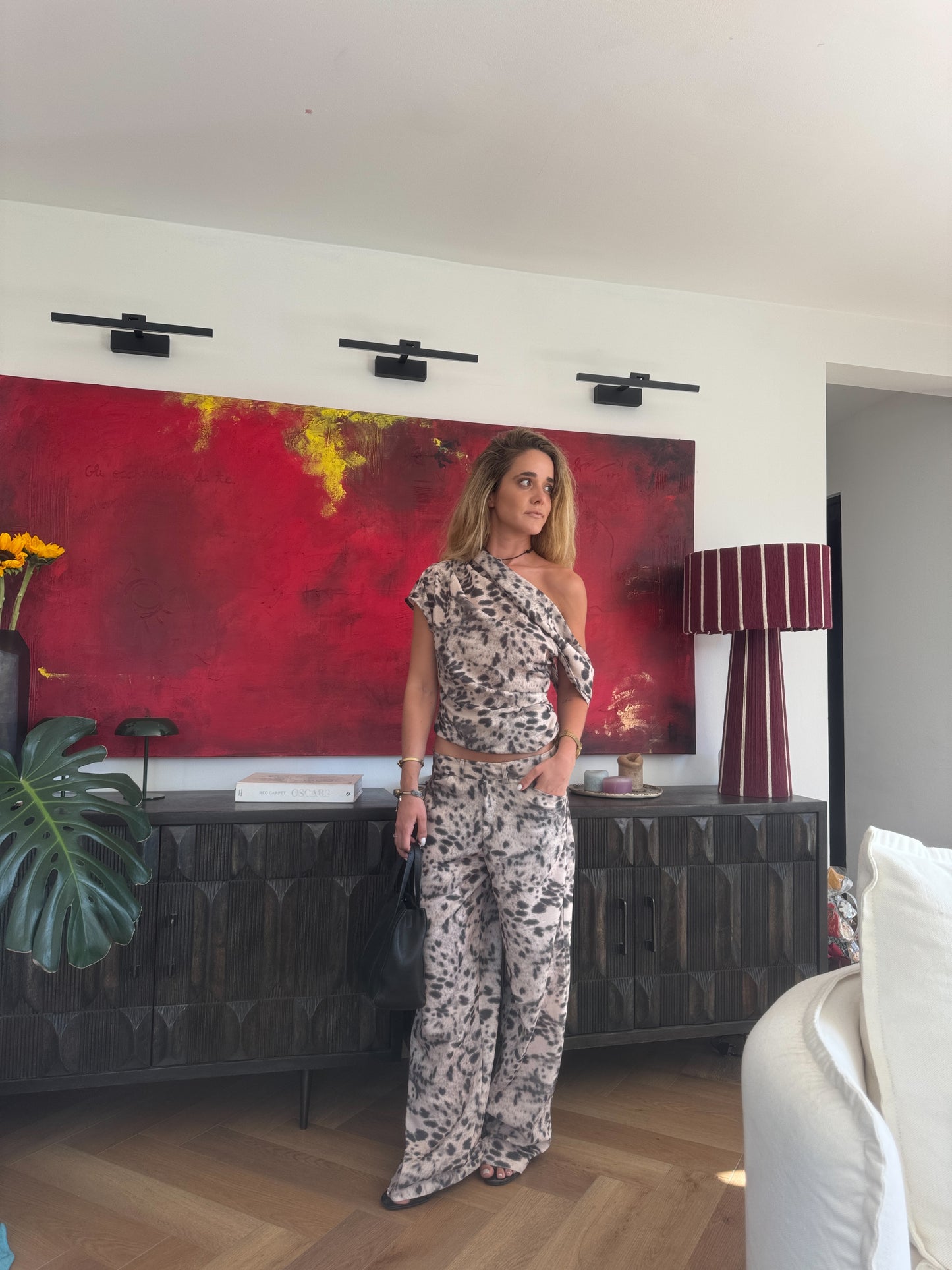 Pantalón Print Leopardo