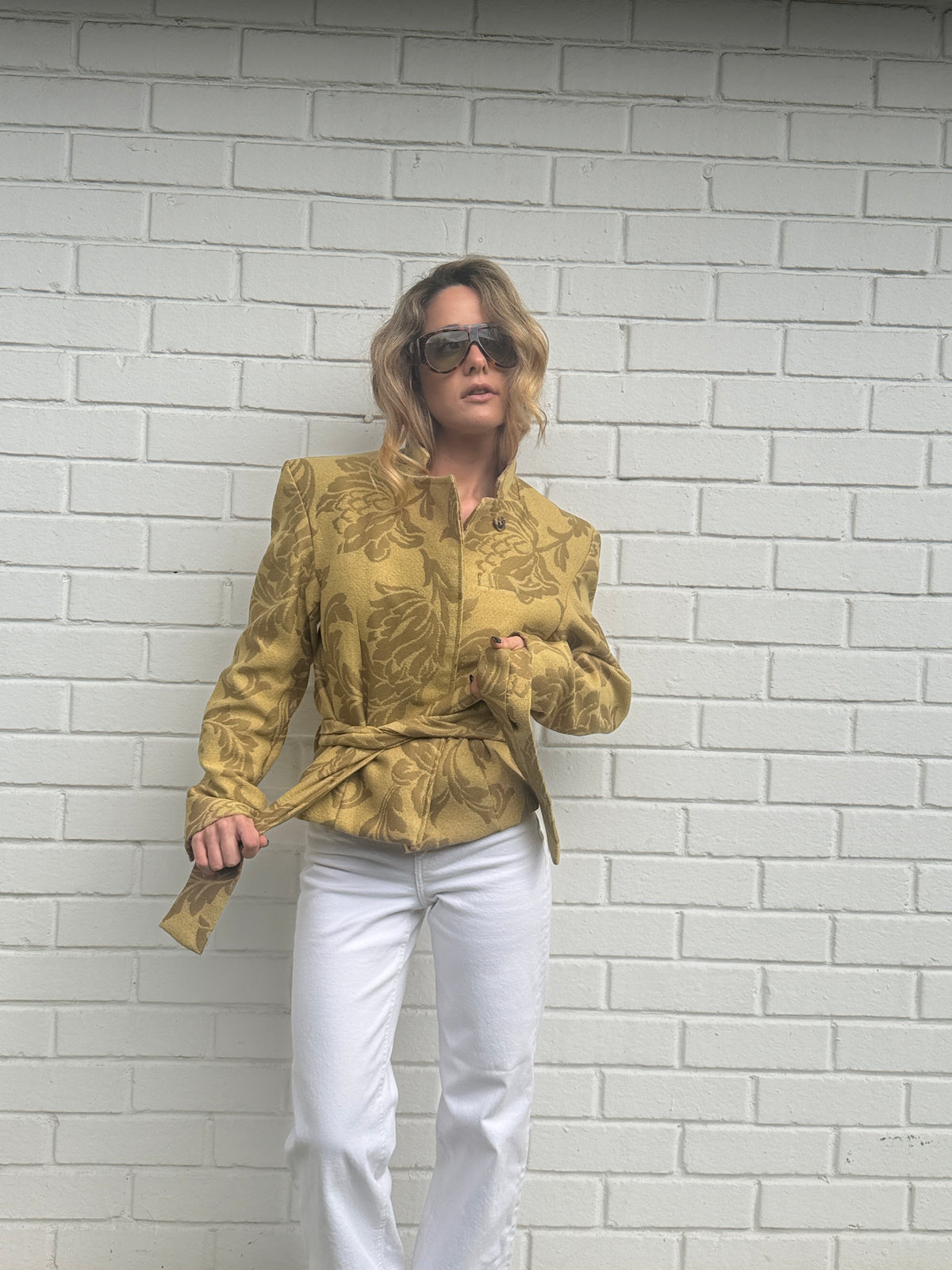Chaqueta amarras pistacho
